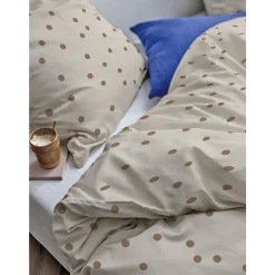 Sengesæt, Solaris varm taupe, 140x200 - 63x60