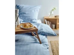 Sengetøj 2 Sæt Södahl 140x220 cm - Linen Blue - Inkl. Sengebakke