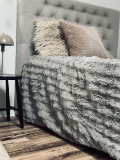 Sengetæppe BUBBLE - Grå