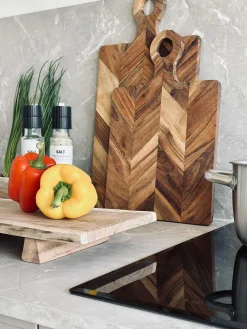 Serveringsbræt med ben - 40cm.