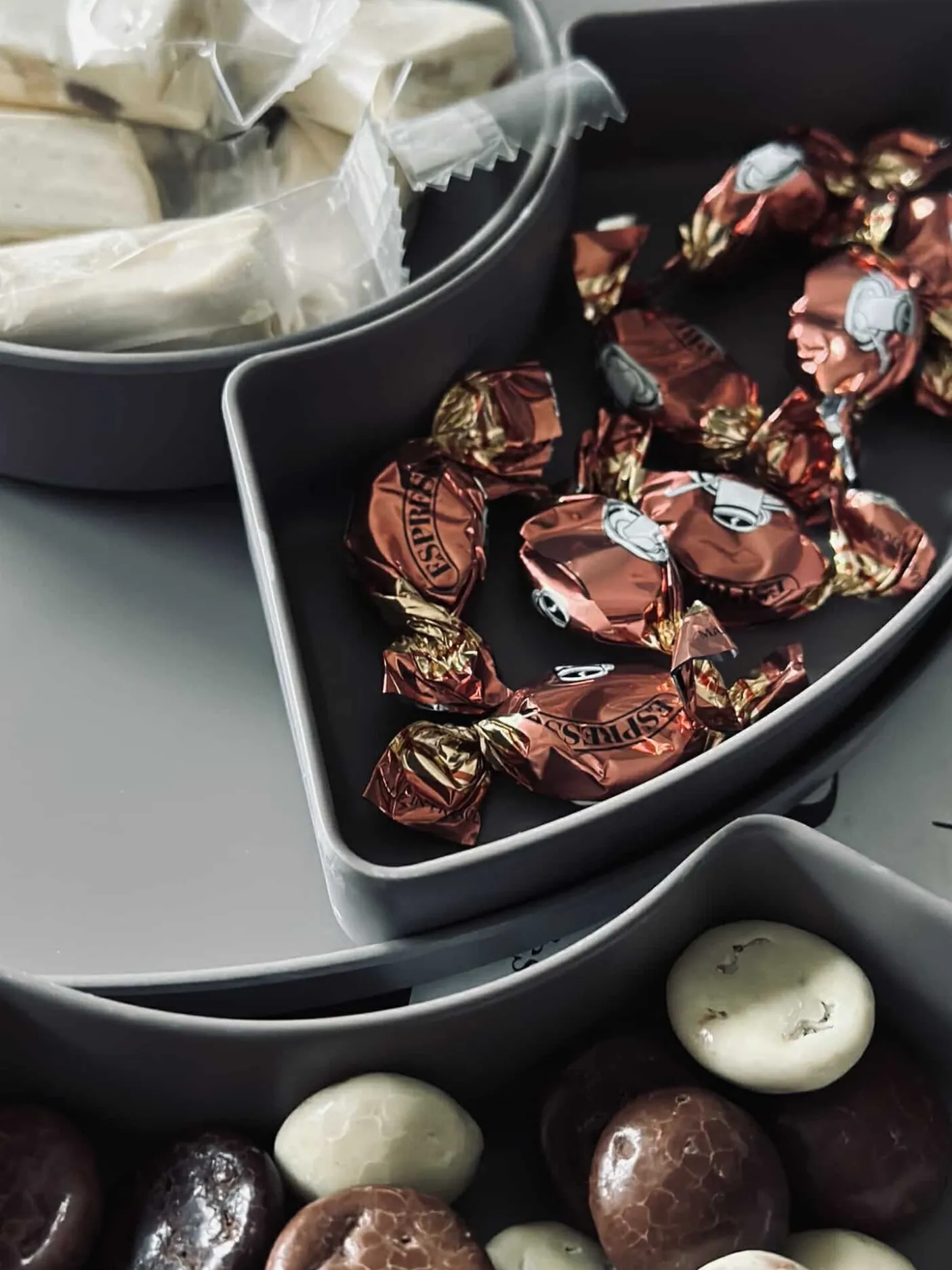 Serveringsfad - Taupe melamin