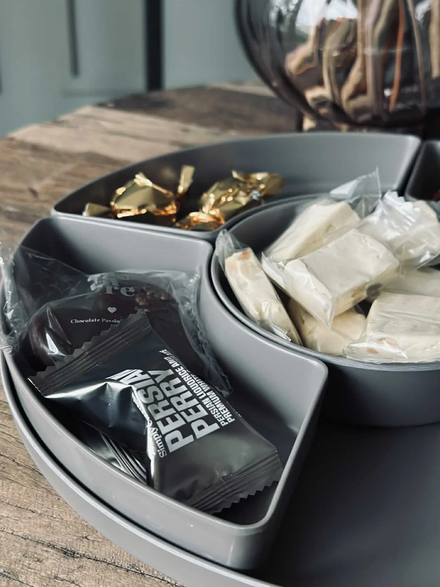 Serveringsfad - Taupe melamin