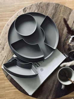 Serveringsfad - Taupe melamin