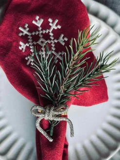 Servietringe - Sløjfer 4 stk