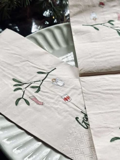 Servietter Jul - 20stk. Mistelten