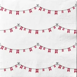 Servietter med flag - 20 stk
