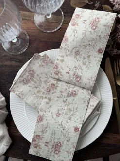 Servietter Mini roser - 20stk.