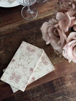 Servietter Mini roser - 20stk.