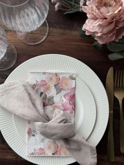 Servietter Roser - 20stk.