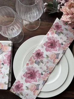 Servietter Roser - 20stk.