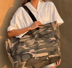 Shopper ARMY Canvas Big