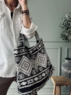 Shopper Black boheme – Perfekt til yoga