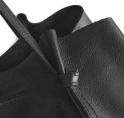 Shopper i blød skindkvalitet - Sort