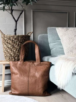 Shopper ink pung MILLE – COGNAC