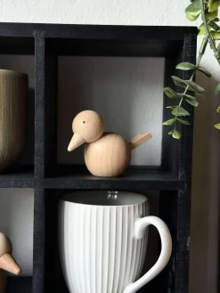 Siddende Fugl - Natur Bøg Lille