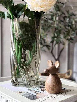 Siddende Mus - Amber Brun