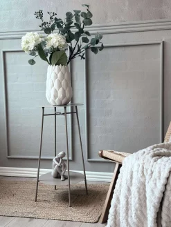 Sidebord med hylde - Taupe