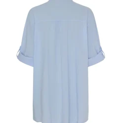 Skjorte Celina med broderi – Blue