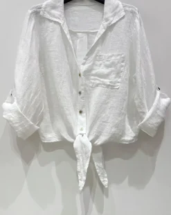 Skjorte NALA hvid - 100% hør