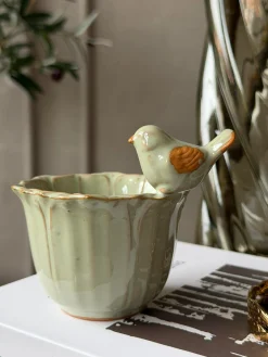 Skjuler med fugl - Grøn