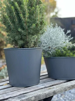 Skjuler med riller - Grå