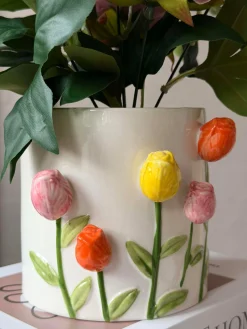 Skjuler med tulipaner - flere størrelser