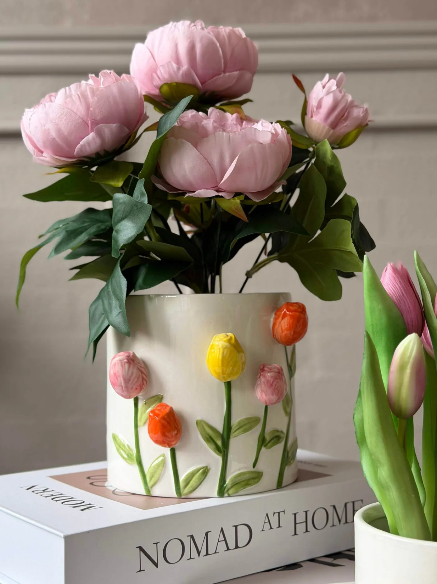 Skjuler med tulipaner - flere størrelser