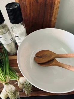 Skål 25 cm – White Melamin