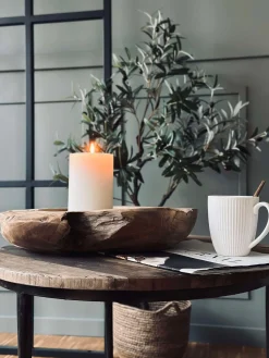 Skål af teakrod – Large