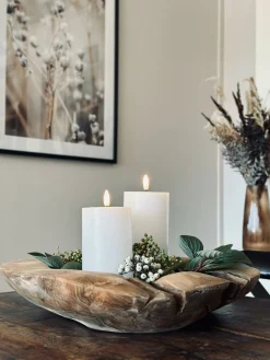 Skål af teakrod – Large