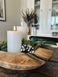 Skål af teakrod – Large