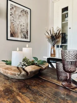 Skål af teakrod – Large