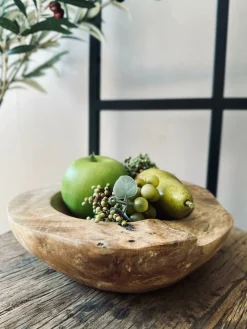 Skål af teakrod – Small