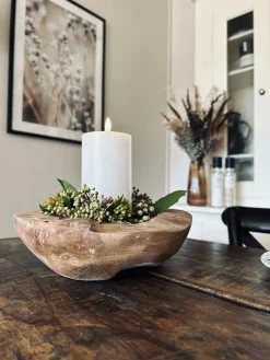 Skål af teakrod – Small