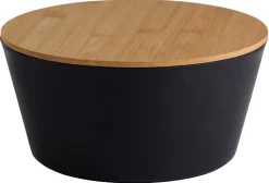Skål med bambus låg