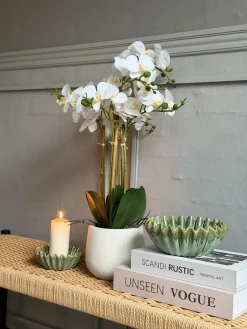 Skål Plissé Grøn - Flere størrelser