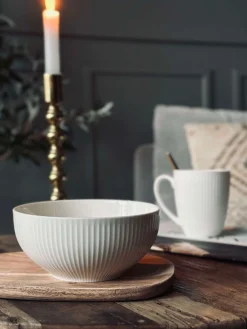 Skål Riflet - Porcelæn