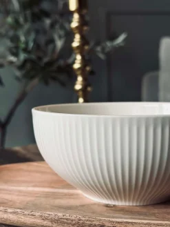 Skål Riflet - Porcelæn