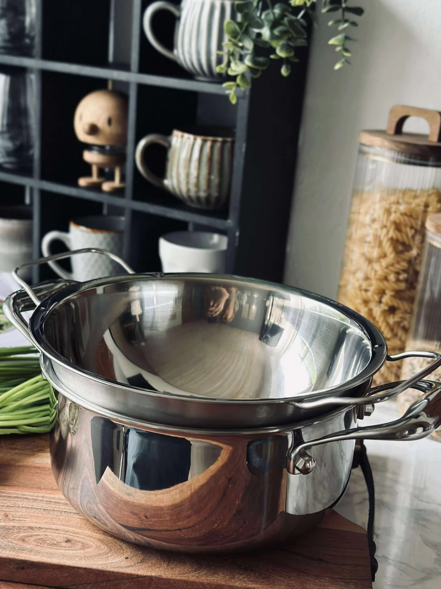 Skål Rustfrit Stål - God til smeltning af chokolade