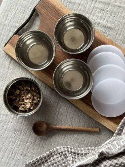 Skåle 4 stk - Rustfrit stål