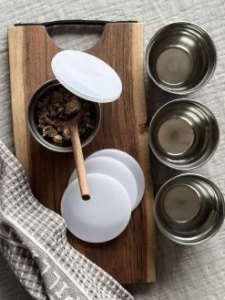 Skåle 4 stk - Rustfrit stål