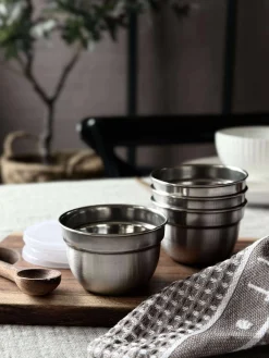 Skåle 4 stk - Rustfrit stål