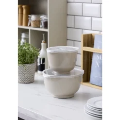 Skåle sæt - med låg - 4 dele - Humus