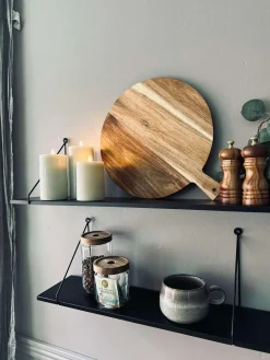 Skærebræt i Akacietræ - Pizza