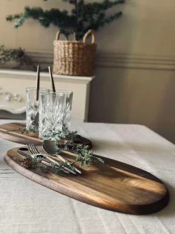 Skærebræt organisk akacia 45 cm