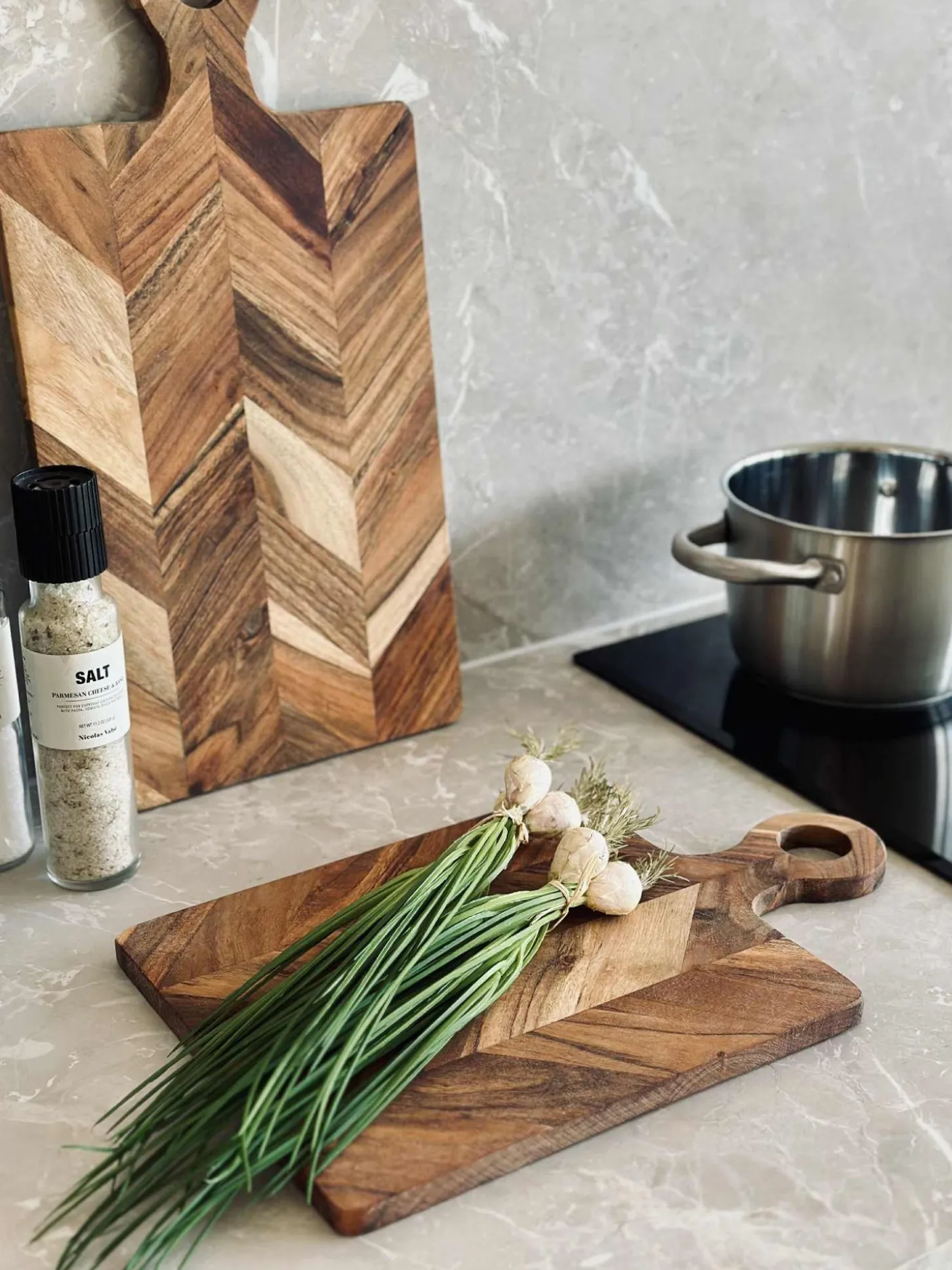 Skærebræt Sildeben - 50cm.