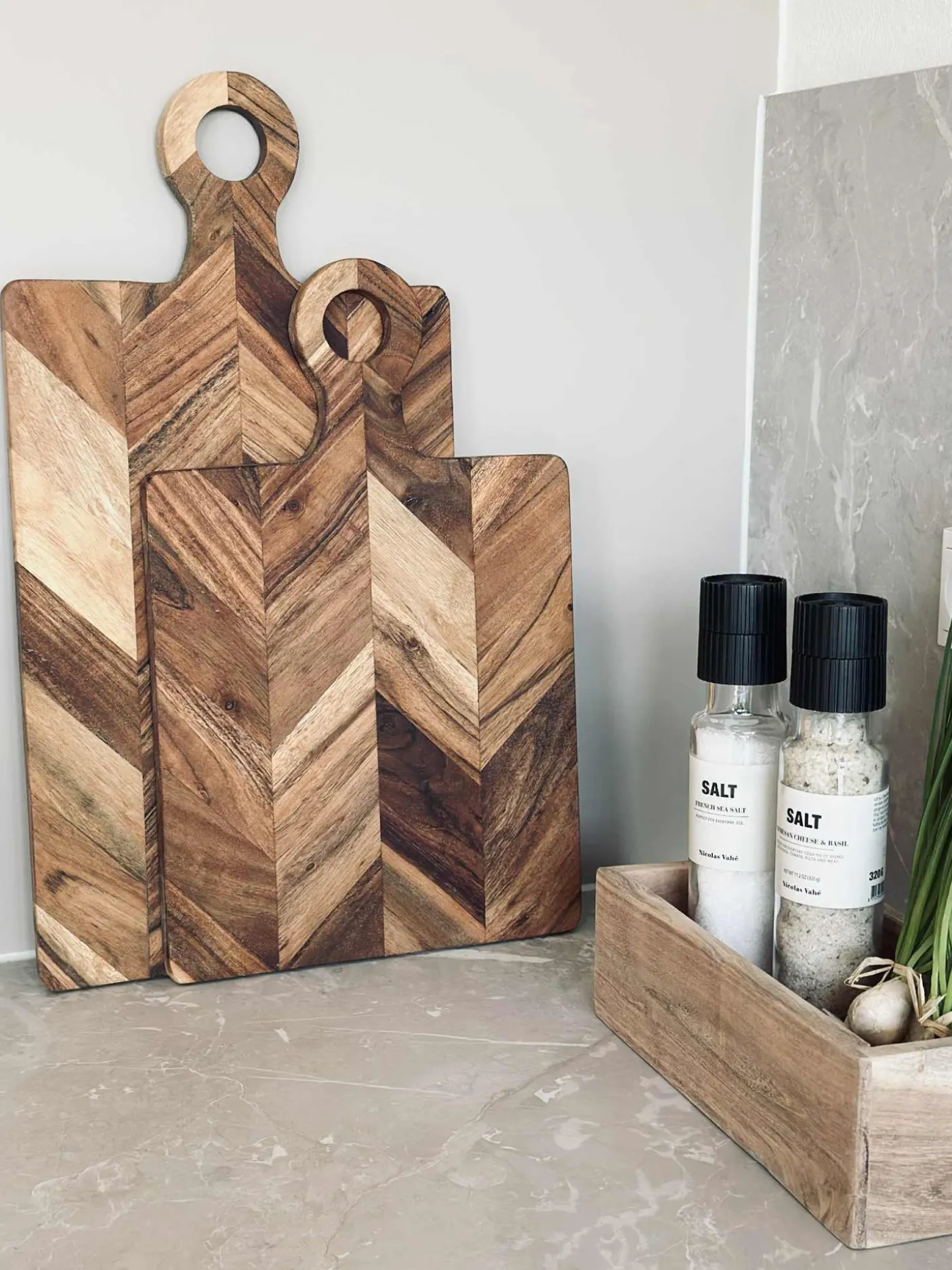 Skærebræt Sildeben - 50cm.