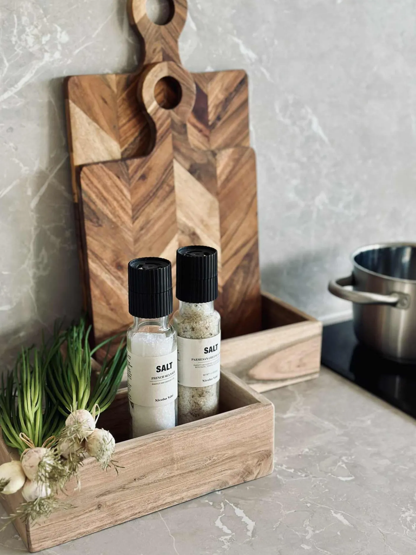 Skærebræt Sildeben - 50cm.