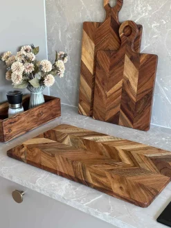 Skærebræt Sildeben - 50cm. Uden olie