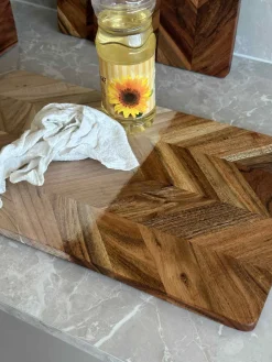 Skærebræt Sildeben - 50cm. Uden olie